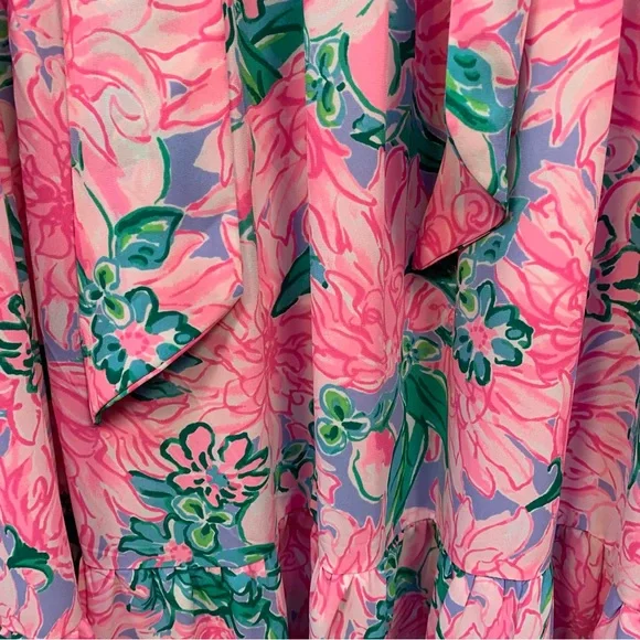 Lily Pulitzer Destini Floral Blossom Tiered Maxi Dress - Picture 5 of 12